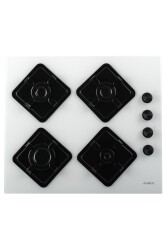 Alveus 3’lü Ankastre Set Beyaz Modern (3000-KLS670-MFA627) - 3