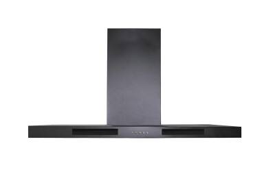 ALVEUS 90 LIK SİYAH LARA DAVLUMBAZ(90CM)(KARBON FİLTRELİ) - 1