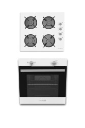 ALVEUS AKASYA 2'Lİ BEYAZ ANKASTRE SET (GLS640-MFA604) - Alveus