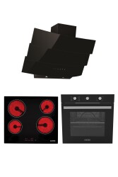 ALVEUS ALPHA 614 SİYAH 3'LÜ ANKASTRE SET (VİTRO 641-MOD W-MFA614) - 1