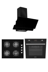 ALVEUS BAKER SİYAH 3'LÜ ANKASTRE SET YENİ (F17-GLS640-MFA627) - Alveus