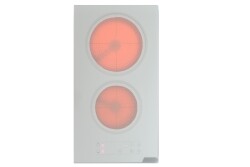 ALVEUS Beyaz İkili Vitro Seramik Ankastre Elektrikli Domino Ocak - 2