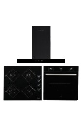 Alveus Black Edition 615 3'lü Ankastre Set(LARA-KLS670-MFA615) - 2