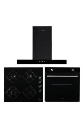 Alveus Black Edition 627 3'lü Ankastre Set(LARA-KLS670-MFA627) - 2