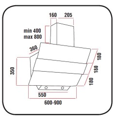 ALVEUS CENTURY 604 SİYAH 3'LÜ ANKASTRE SET (MODW-GLS640-MFA604) - 6