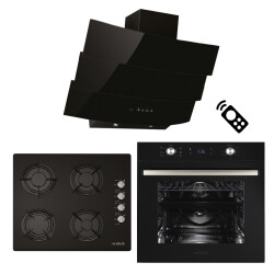 ALVEUS CENTURY 627 SİYAH 3'LÜ ANKASTRE SET(MODW-GLS640-MFA627) - Alveus