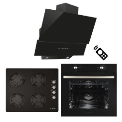 ALVEUS CHIEF 604 SİYAH 3'LÜ ANKASTRE SET(MOD3000-GLS640-MFA604 - Alveus