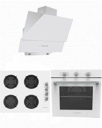 ALVEUS CHIEF 614 BEYAZ 3'LÜ ANKASTRE SET (MOD300-GLS640-MFA614) - Alveus