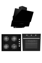 ALVEUS CHIEF 614 SİYAH 3'LÜ ANKASTRE SET(MOD3000-GLS640-MFA614) - Alveus