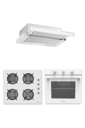 ALVEUS CLOUD 614 BEYAZ 3'LÜ ANKASTRE SET(F4 ECR - GLS 640 - MFA614) - Alveus