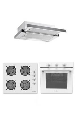 ALVEUS DESTINY 614 BEYAZ 3'LÜ ANKASTRE SET (F6 ECR - GLS 640 - MFA614) - 1