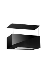 ALVEUS Diamond 90 cm Siyah Ada Davlumbaz - 1