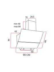 ALVEUS ECCELLENZA EN 1453 SİYAH 90 CM DAVLUMBAZ - 2