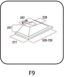 ALVEUS F9 INOX GÖMME ASPİRATÖR - 2