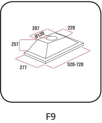 ALVEUS F9 INOX GÖMME ASPİRATÖR - 2