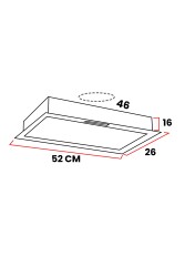ALVEUS FLAT F9 INOX 52 CM ASPİRATÖR - 3