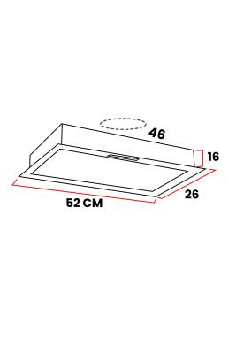 ALVEUS FLAT F9 INOX 52 CM ASPİRATÖR - 3