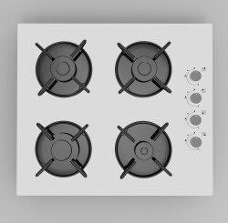 ALVEUS GARDENYA 614 BEYAZ 3'LÜ ANKASTRE SET (GLS640-F17-MFA614) - 4