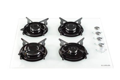 ALVEUS GLS 640 BEYAZ CAM ANKASTRE OCAK - 1