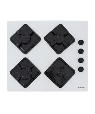 ALVEUS GLS 640 BEYAZ CAM ANKASTRE OCAK - 1