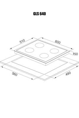 ALVEUS GRİ CAM DİJİTAL/DOKUNMATİK 3'LÜ ANKASTRE SET (F17-GLS640-MFA627) - 6