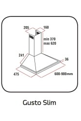 ALVEUS GUSTO SİYAH RUSTİK DAVLUMBAZ - 3