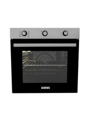 ALVEUS İBER 615 INOX/SİYAH 3'LÜ ANKASTRE SET [İBERINOX-GLS640SİYAH-615INOX] - 4
