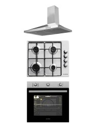ALVEUS INOX 3'LÜ ANKASTRE SET(GUSTO-MOA640-MFA615) - 1