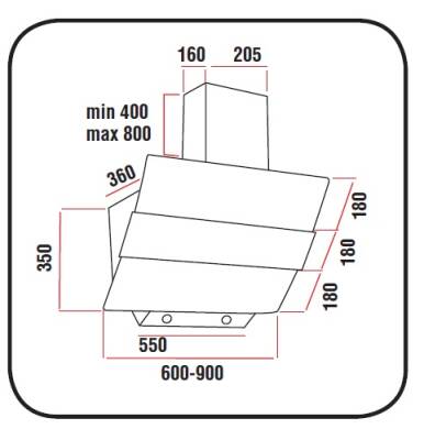 ALVEUS KAPADOKYA SİYAH 3'LÜ ANKASTRE SET (VİTRO 641-MFA 614 -MOD 3000) - 5