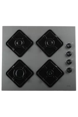 Alveus Kurox 3'lü Gri Ankastre Set(Cam Gazlı Ocak + Turbo Fırın)(3000-KLS670-MFA631) - 4