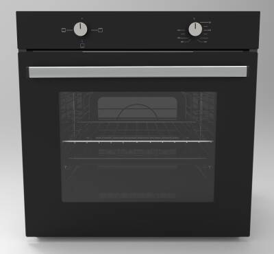 ALVEUS MFA 604 SİYAH STATİK ANKASTRE FIRIN - 1