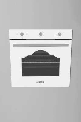 ALVEUS MFA 604 TD BEYAZ ANKASTRE FIRIN - 1