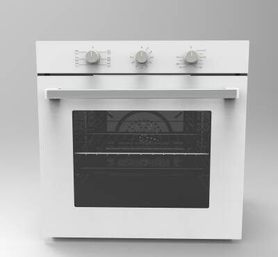 ALVEUS MFA 614 BEYAZ (TURBO FAN) ANKASTRE FIRIN - 1