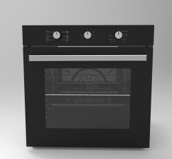 ALVEUS MFA 614 SİYAH (TURBO FAN) ANKASTRE FIRIN - 1