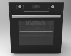 ALVEUS MFA 627 SİYAH YENİ (TURBOFAN + SOĞUTMA FAN) ANKASTRE FIRIN - 1