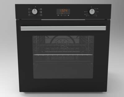 ALVEUS MFA 627 SİYAH YENİ (TURBOFAN + SOĞUTMA FAN) ANKASTRE FIRIN - 1