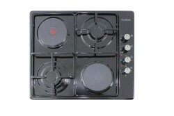 ALVEUS MOA 631 SİYAH EMAYE ANKASTRE OCAK - ALVEUS