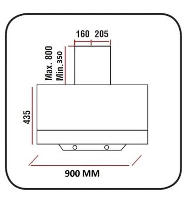 ALVEUS NEW 604 SİYAH CAM 3'LÜ ANKASTRE SET [BİNDESİT-GLS640-MFA604] - 5