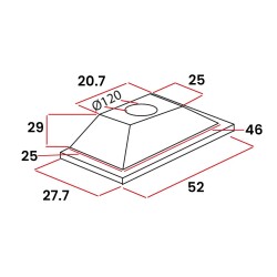 Alveus Nova 615 Siyah Elektrikli Gömme Aspiratörlü 3' lü Ankastre Set(F9(52cm)-VİTRO-MFA615) - 7