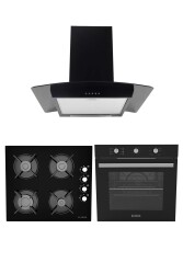 ALVEUS PETUNYA 614 SİYAH 3'LÜ ANKASTRE SET (GLS640-İBER-MFA614) - Alveus