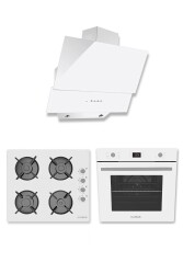 ALVEUS PLATINUM 3'LÜ BEYAZ ANKASTRE SET (GLS640 -MOD 3000 - MFA627) - Alveus