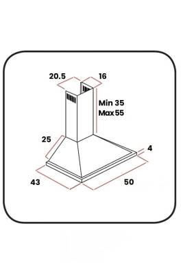 ALVEUS SCHLOSSER GUSTO BEYAZ 50 CM DAVLUMBAZ - 4