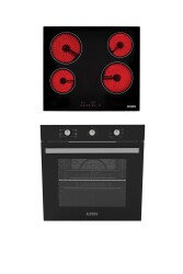 ALVEUS VİTRO 614 SİYAH 2'Lİ ANKASTRE SET(VİTRO 641 - MFA 614 ) - Alveus