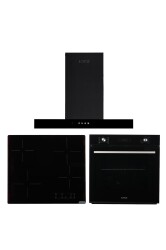 Alveus Vitro 627 Siyah 3' lü Ankastre Set(LARA-VİTRO-MFA627) - 2