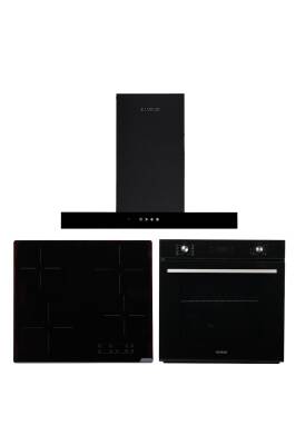Alveus Vitro 627 Siyah 3' lü Ankastre Set(LARA-VİTRO-MFA627) - 2