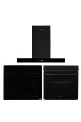 Alveus Vitro 829 Siyah 3' lü Ankastre Set(LARA-VİTRO-MFA829) - 2