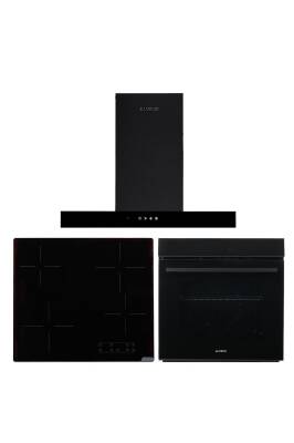 Alveus Vitro 829 Siyah 3' lü Ankastre Set(LARA-VİTRO-MFA829) - 2