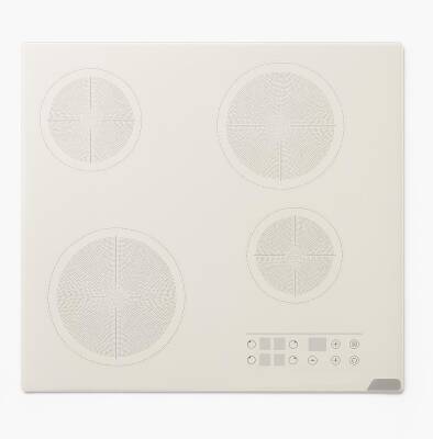 ALVEUS VİTROSERAMİK 641 BEYAZ ELEKTRİKLİ OCAK 60 CM - 1