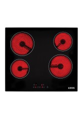 ALVEUS VİTROSERAMİK 641 SİYAH ELEKTRİKLİ ANKASTRE OCAK 60 CM - 1