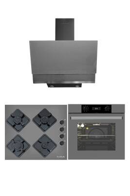 ALVEUS Master Gri Cam Ankastre Set(3000-GLS640-MFA627) - 1